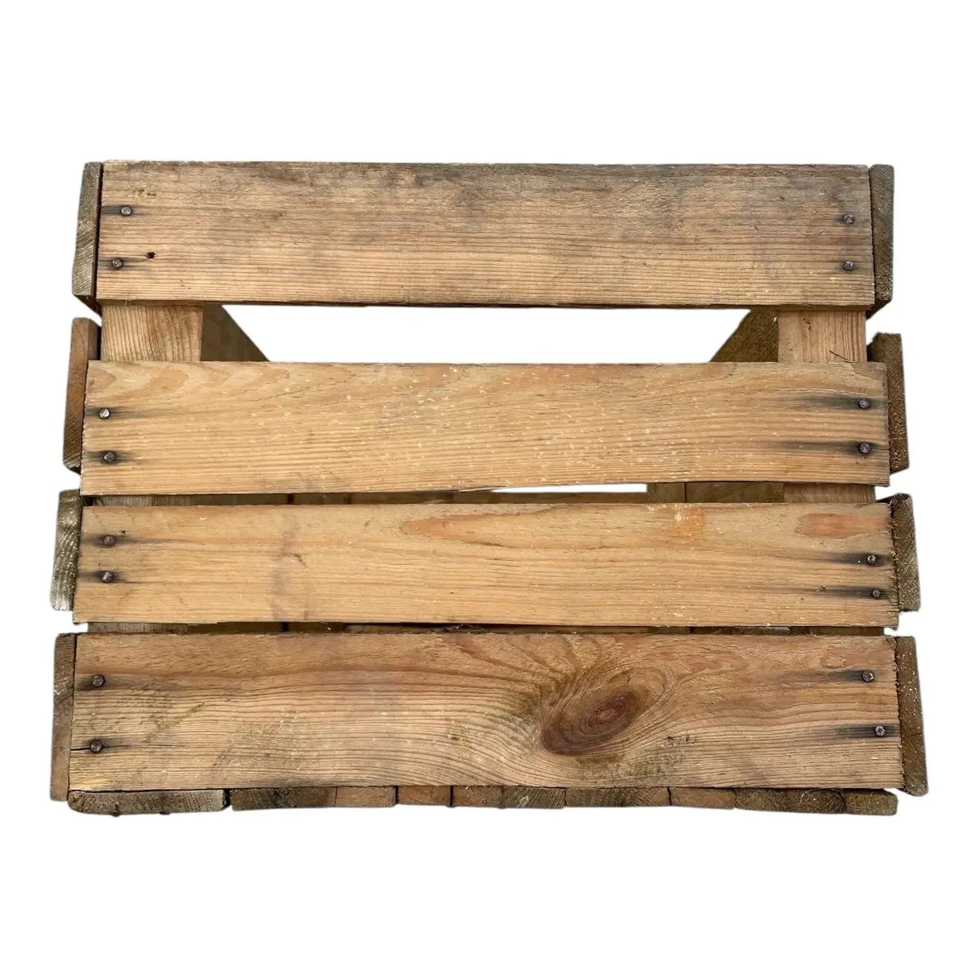CEuk Authentic Orchard Wooden Crate Natural Finish