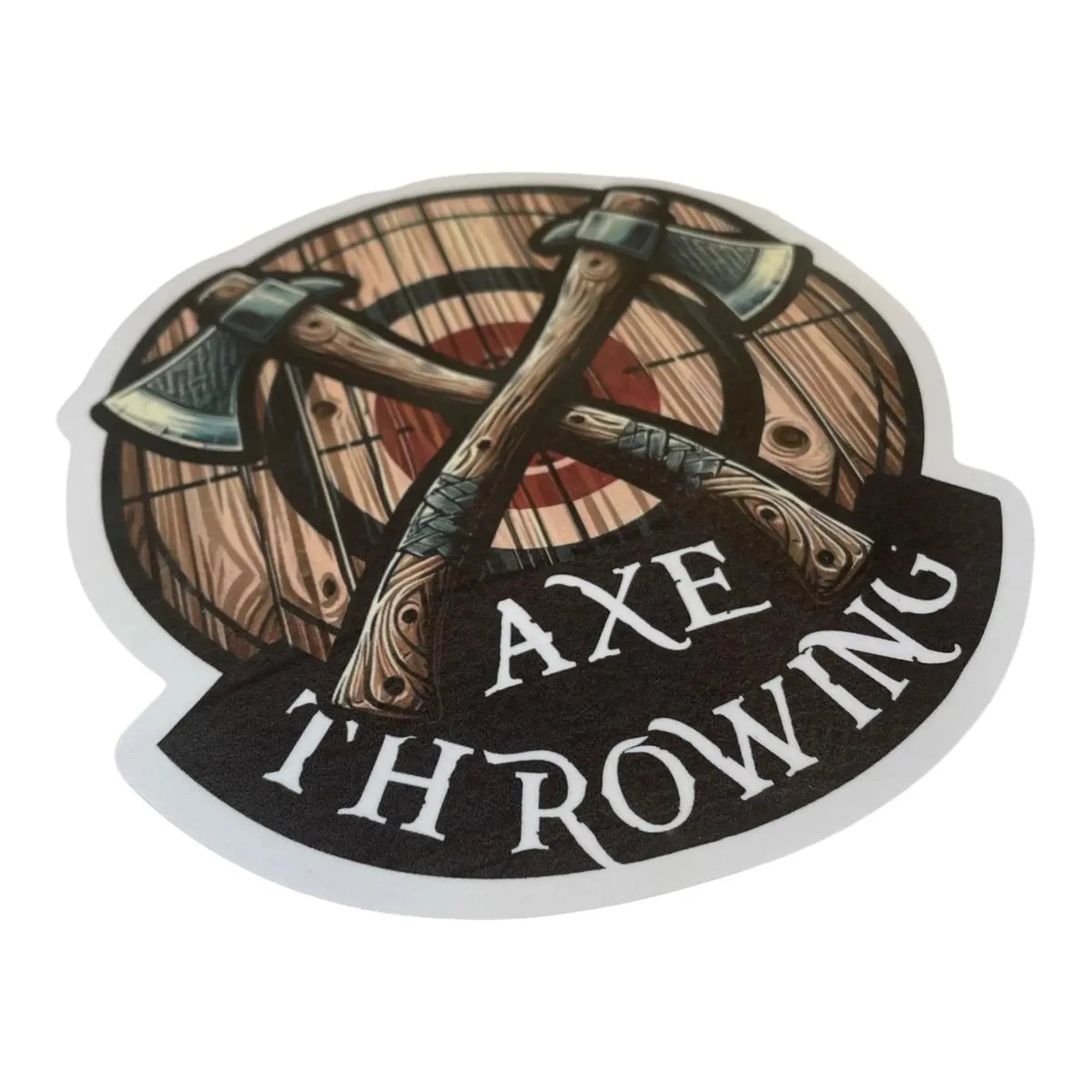 CEuk Axe Throwing Vinyl Decal Sticker (Minor Scuffs)