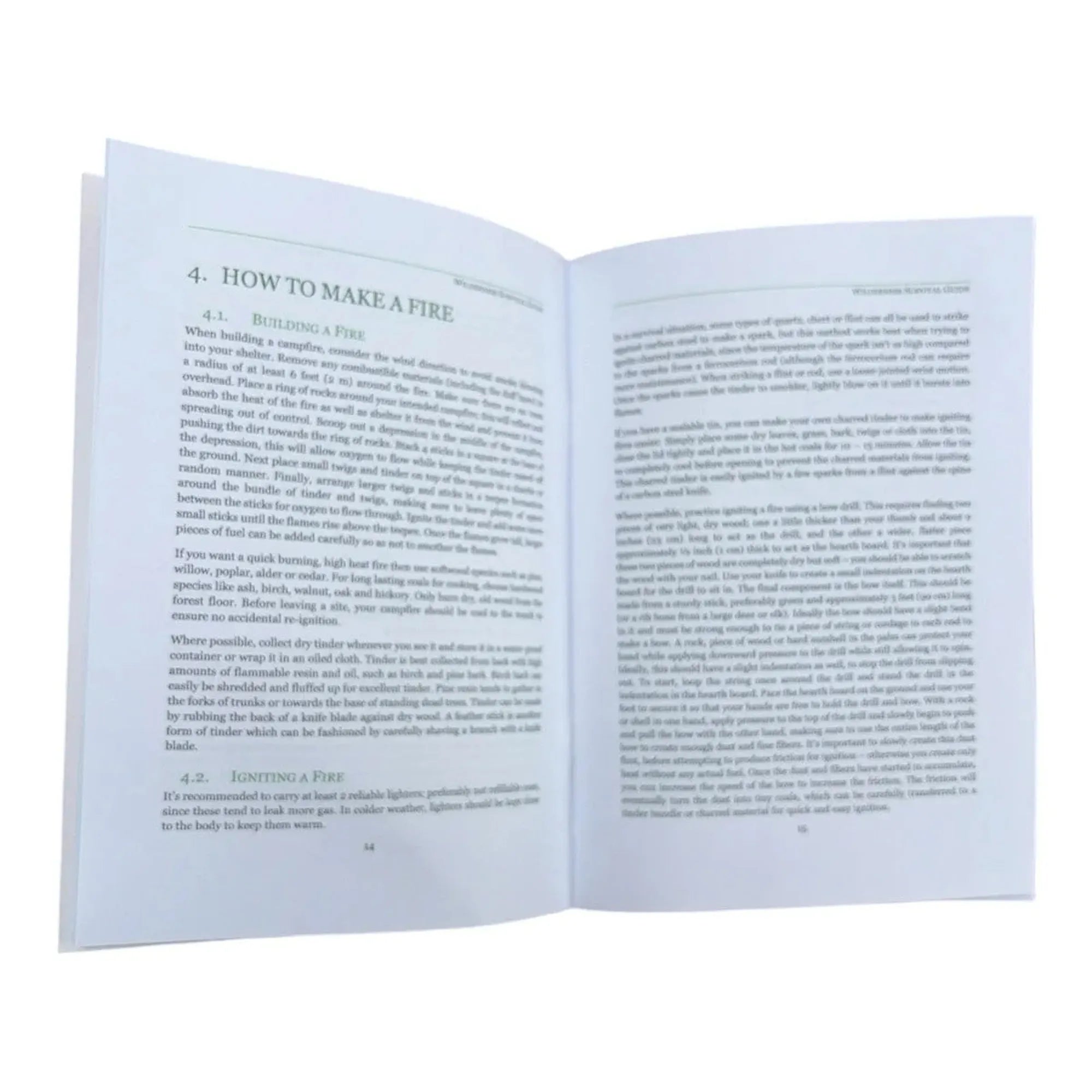 CEuk Bushcraft Wilderness Survival Guide Book Paperback