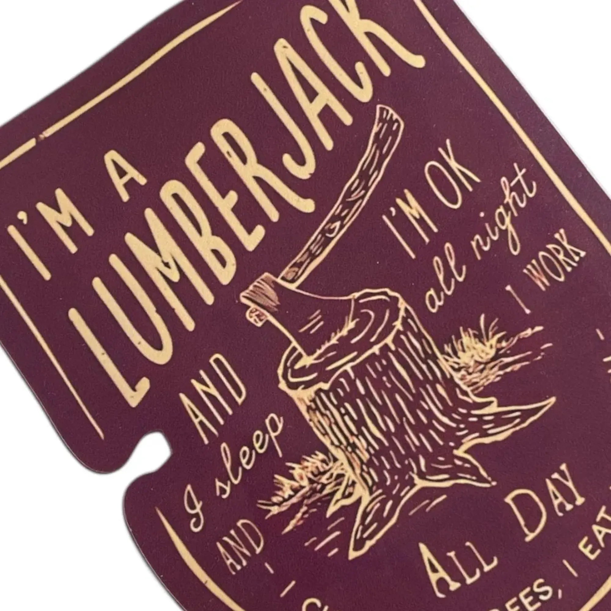 CEuk Lumberjack Song Vinyl Decal Sticker