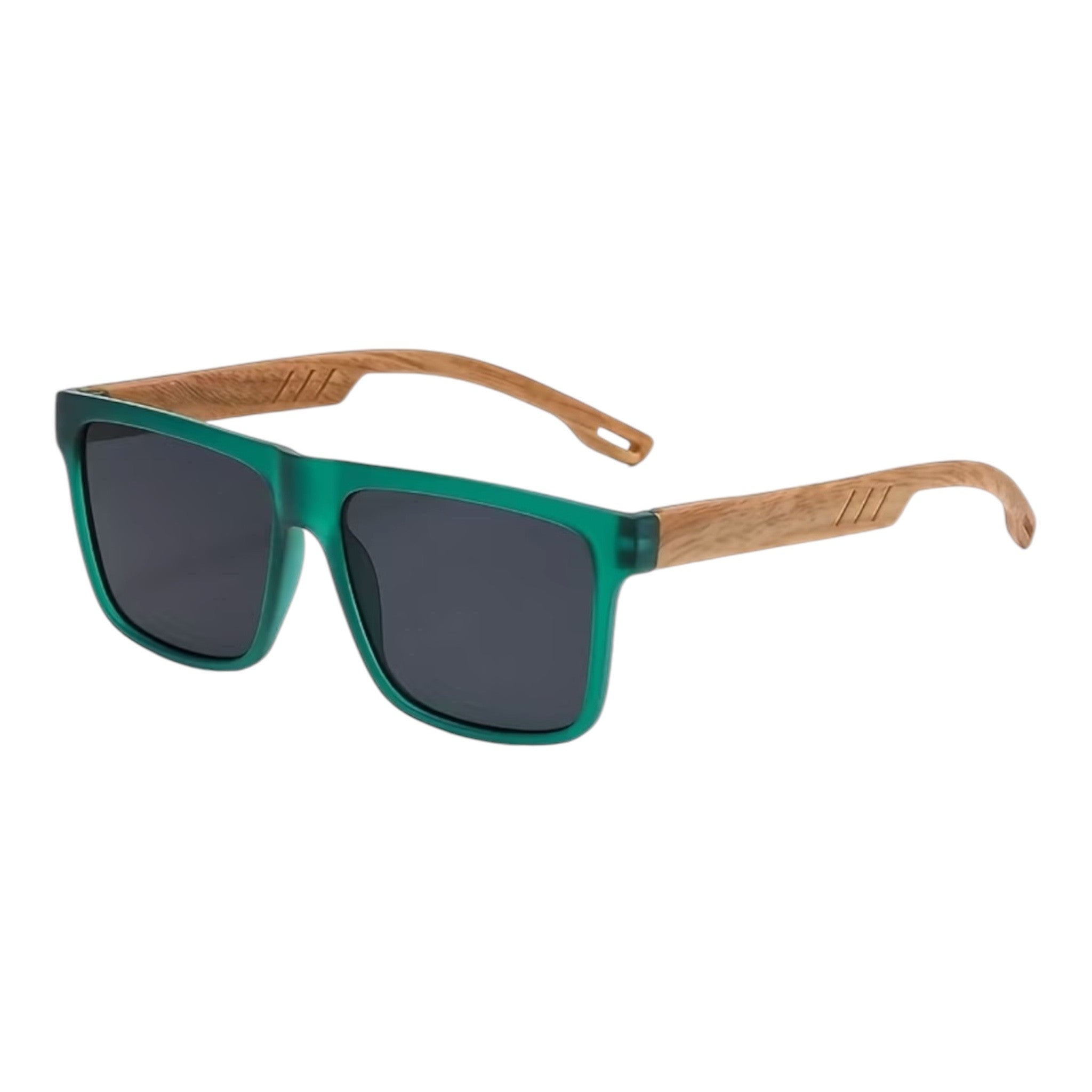 CEuk Sunglasses Wood Effect - Green / Grey