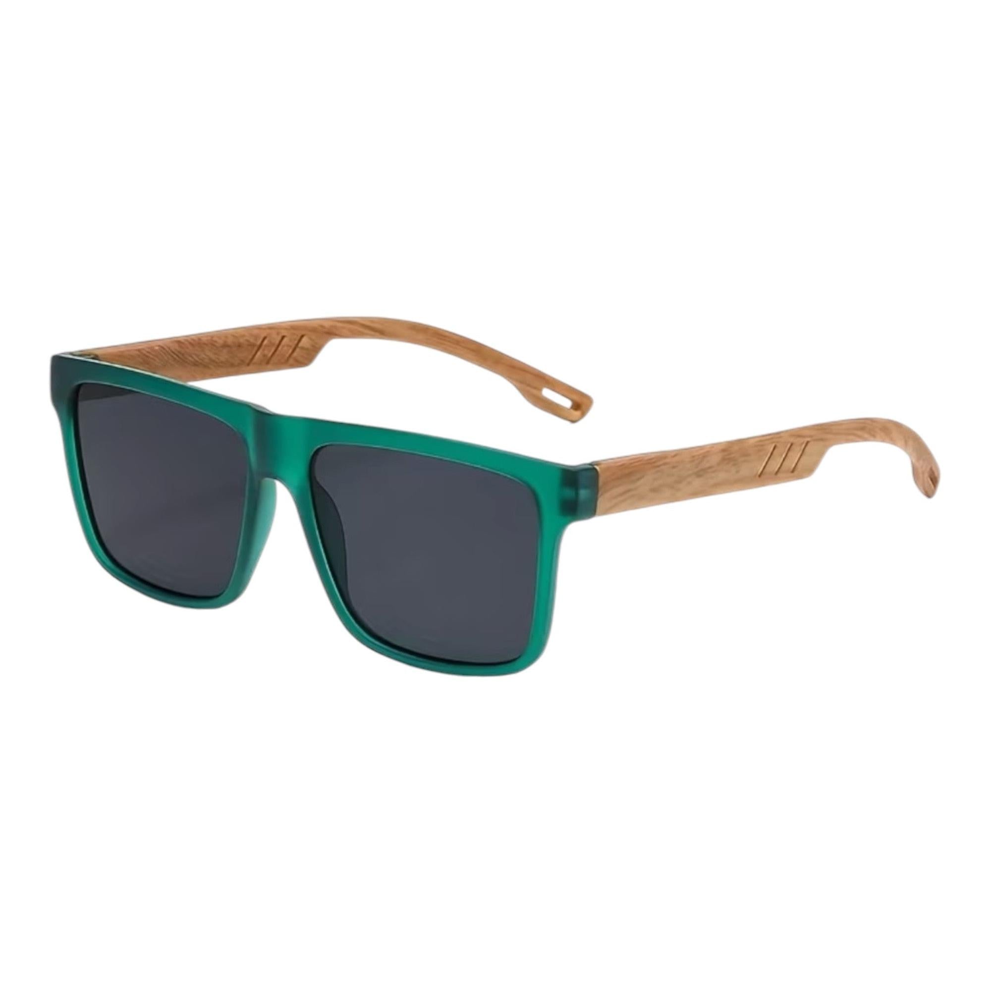 CEuk Sunglasses Wood Effect - Green / Grey