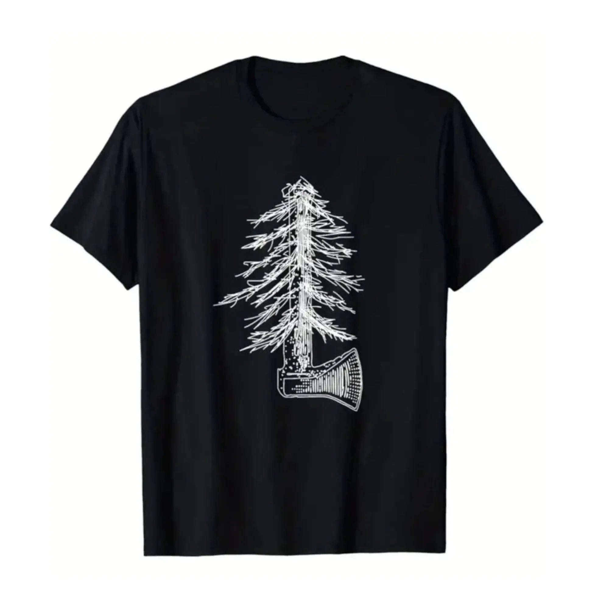 CEuk Vintage Axe Logging T-Shirt - Black