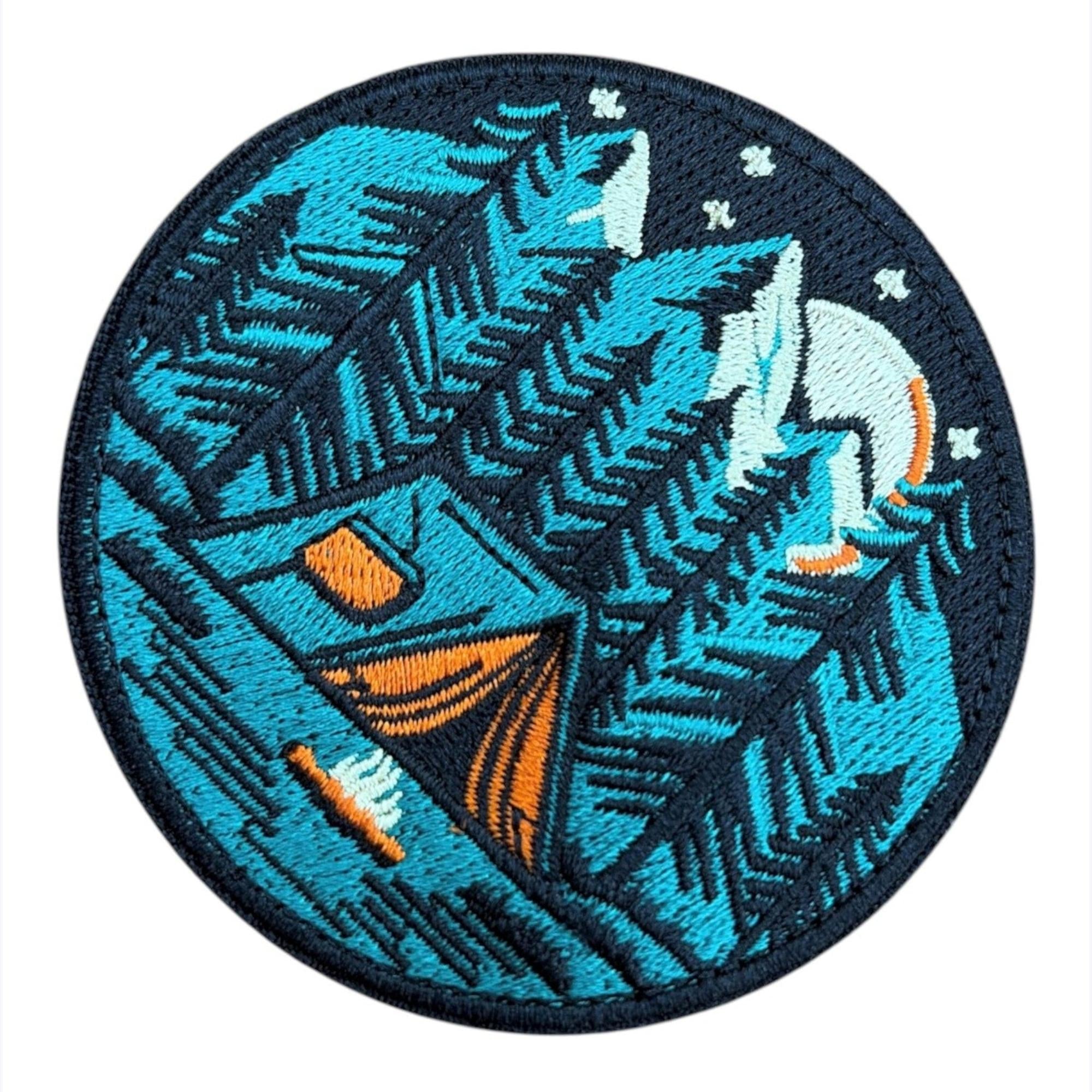 CEuk Wild Camping Patch Embroidered Badge