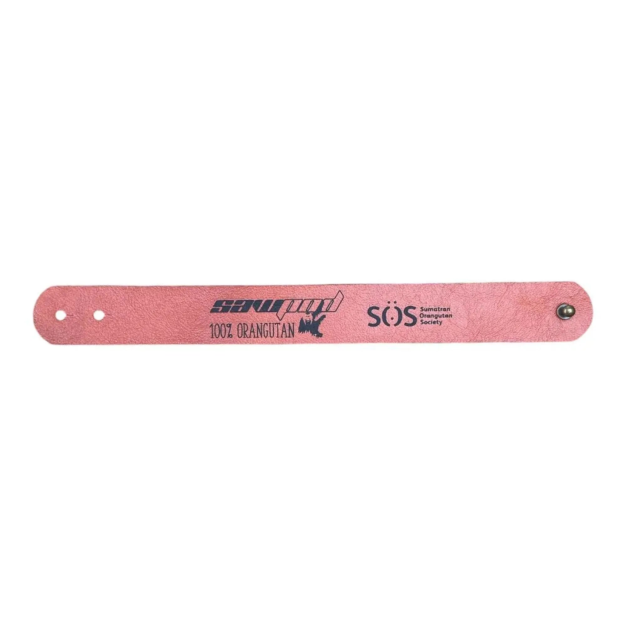 Sawpod Orangutan Leather Wristband