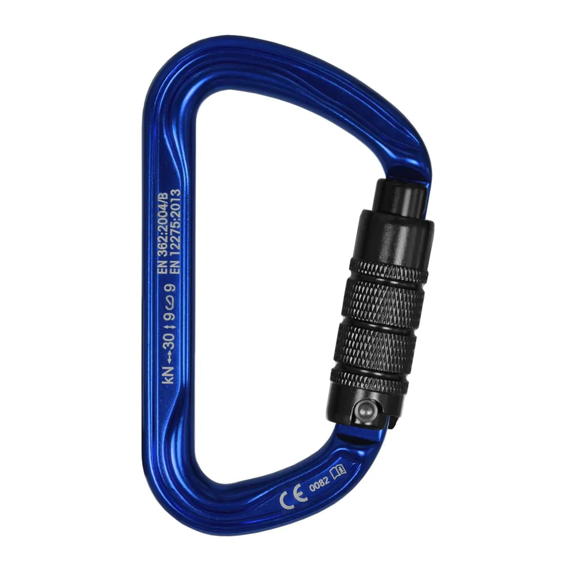 Stein Secura D 3 Way Carabiner - Blue - Twin Pack