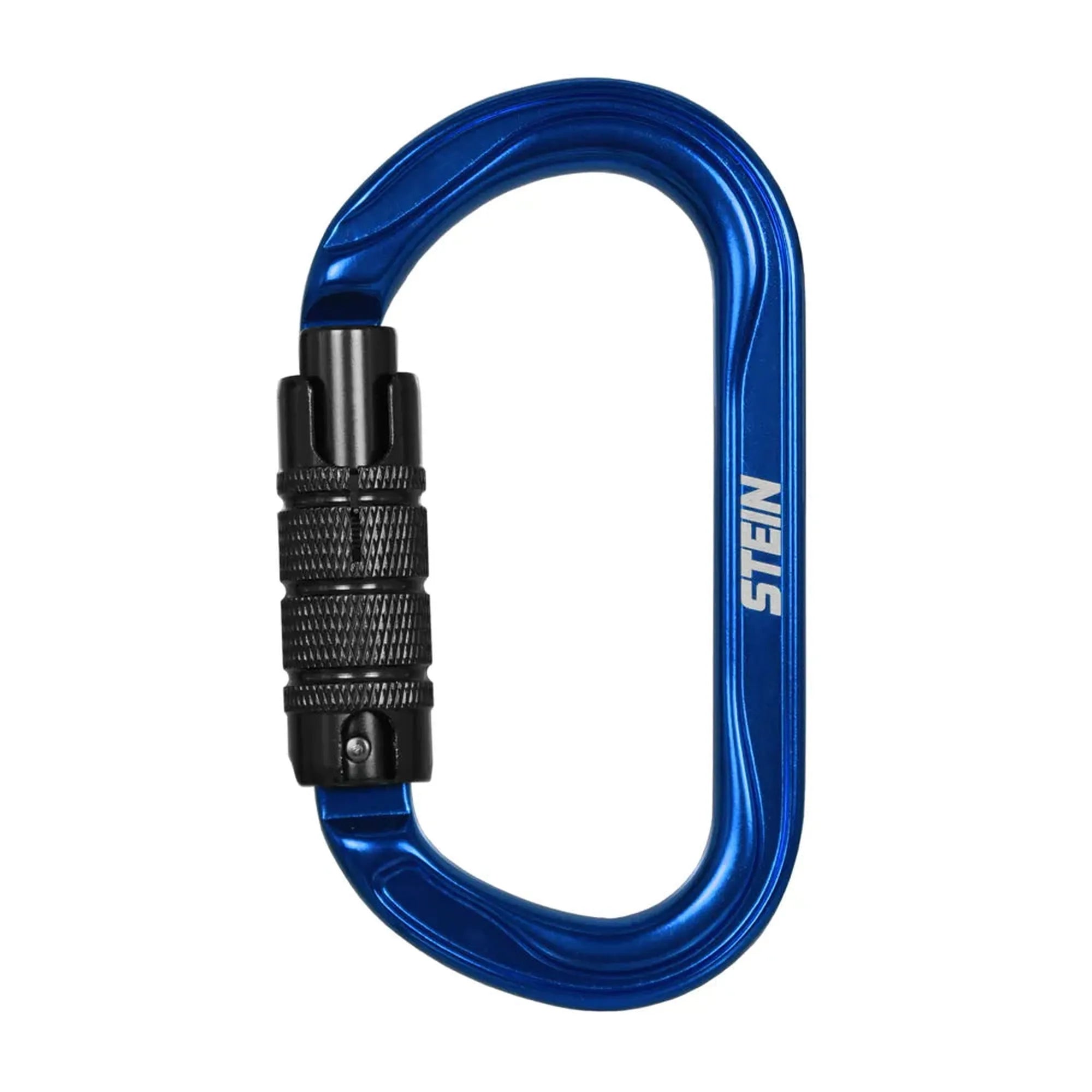Stein Secura OVAL 3 Way Carabiner - Blue - Twin Pack