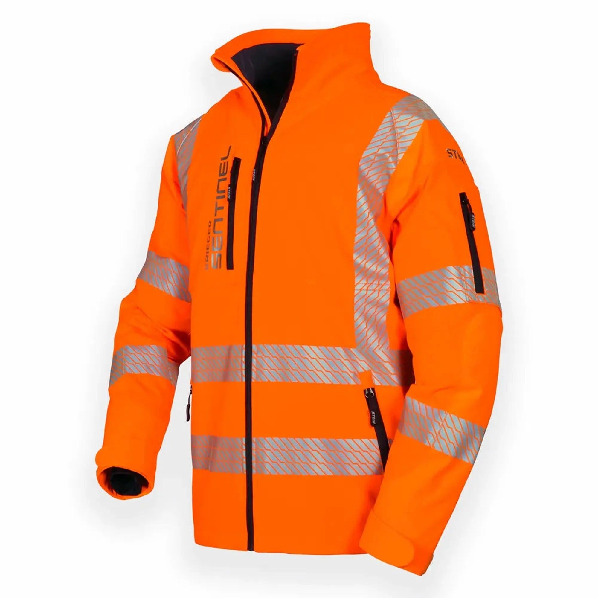Stein Sentinel Rail Breathable Jacket - Hi-Viz Orange