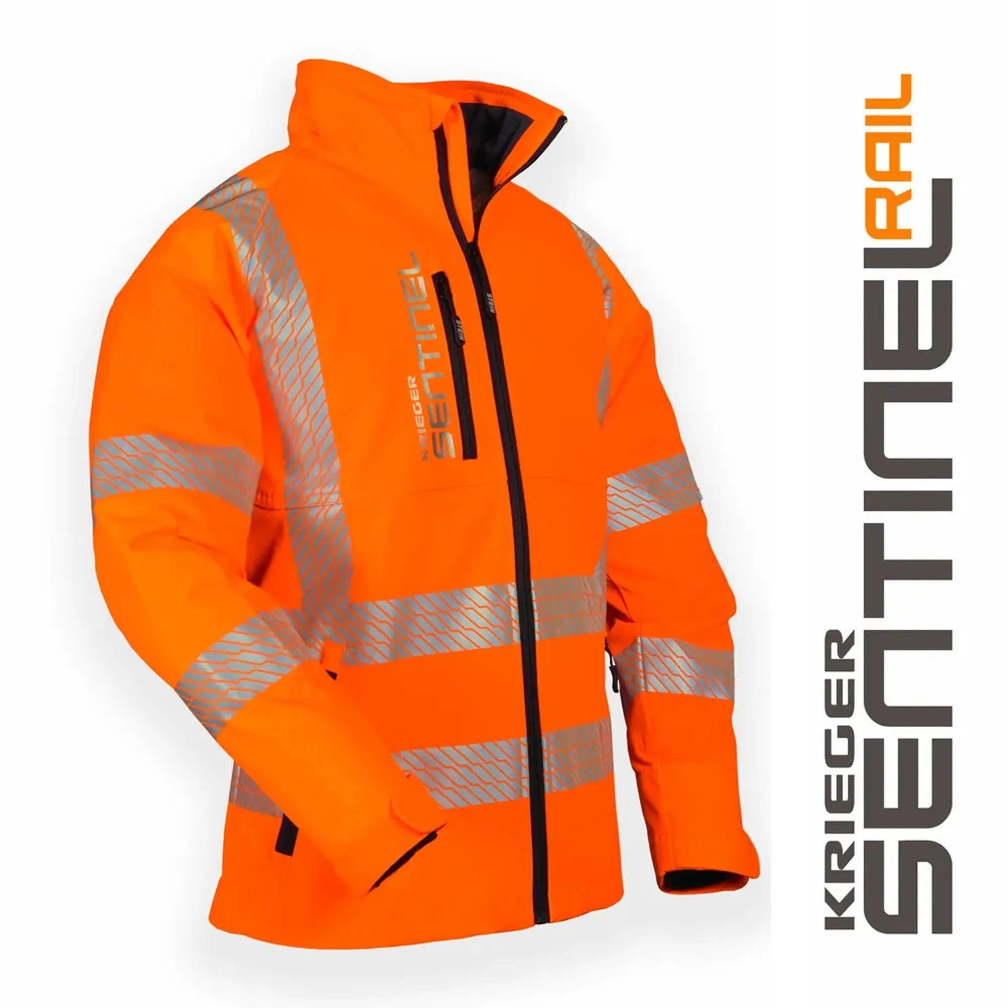 Stein Sentinel Rail Breathable Jacket - Hi-Viz Orange
