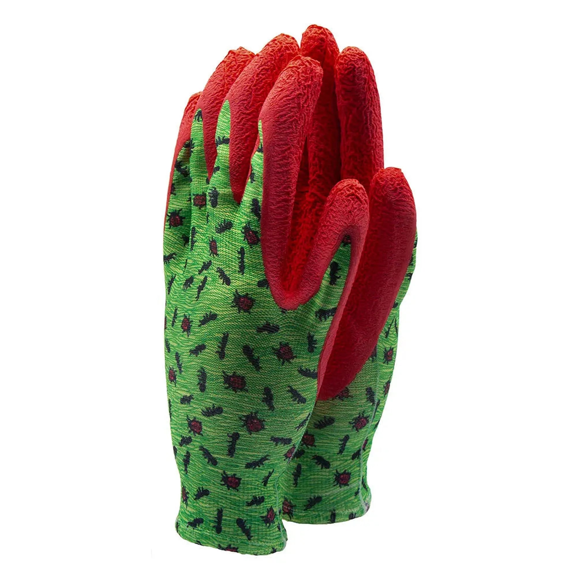Town & Country Flexigrip Ladybug Gloves - Lime Green - Medium