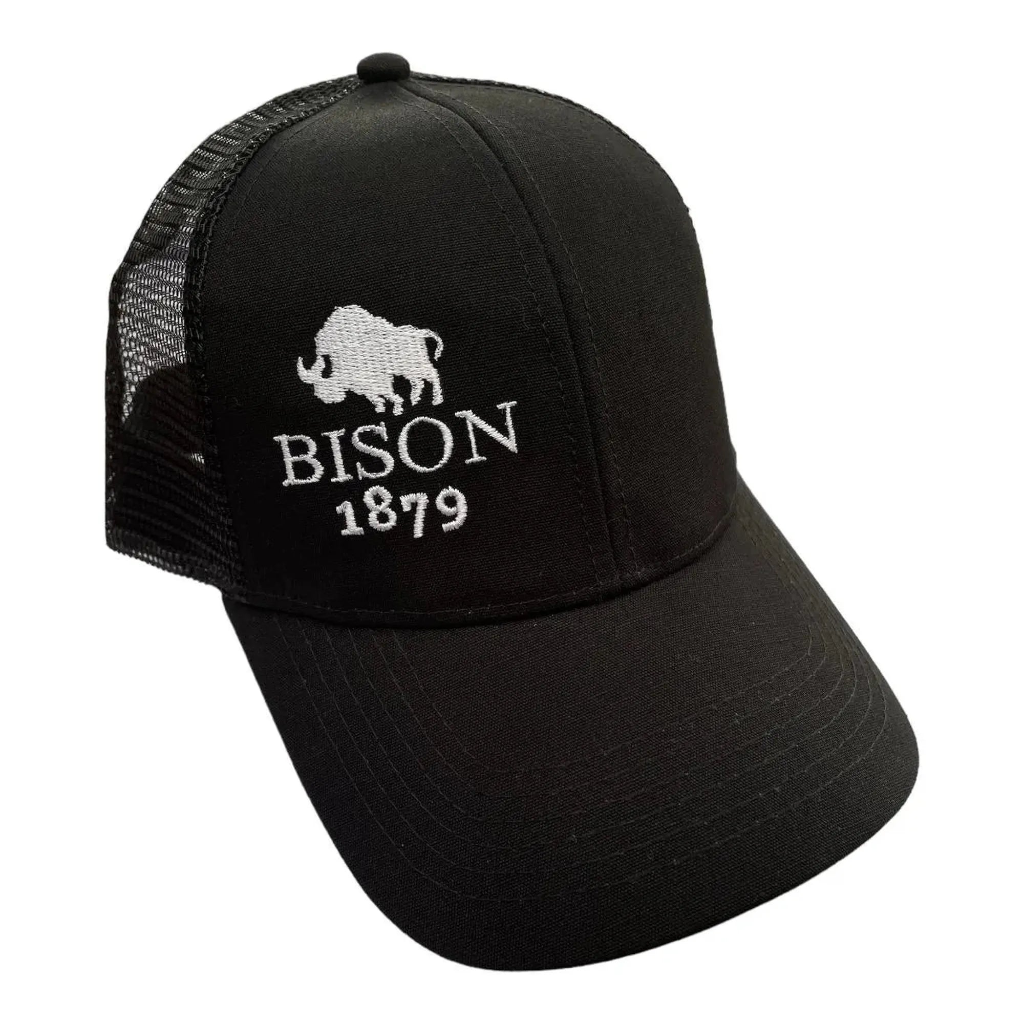 Bison 1879 Organic Cotton Trucker Cap - Black