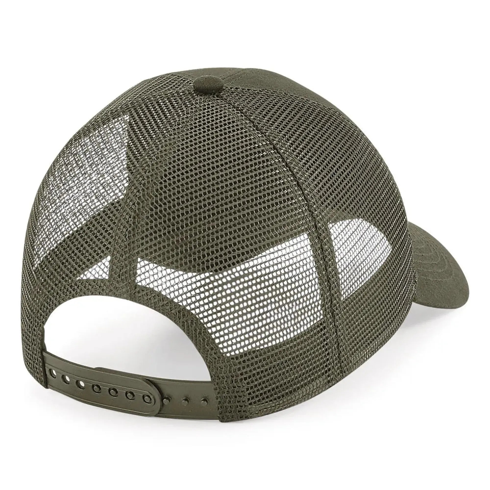 Bison 1879 Organic Cotton Trucker Cap - Olive