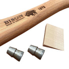 Bison 1879 Splitting Hatchet Axe - Hickory Handle & Wedges