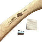 Bison 1879 Trekking Hatchet Axe - Hickory Handle & Wedges