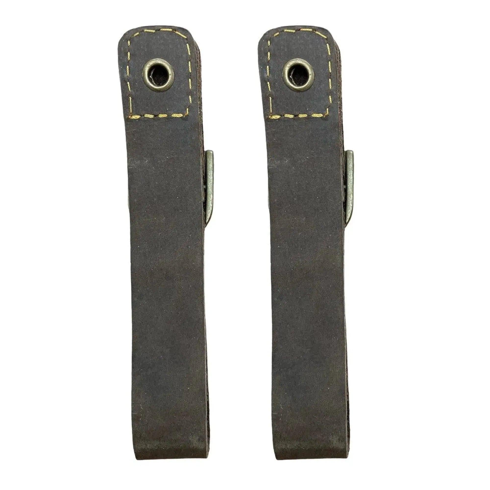 Bison Wandhalter Leather Axe Wall Hangers (Set of 2)