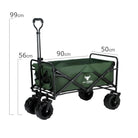 Bull All Terrain Folding Outdoor Wagon Trolley - Green