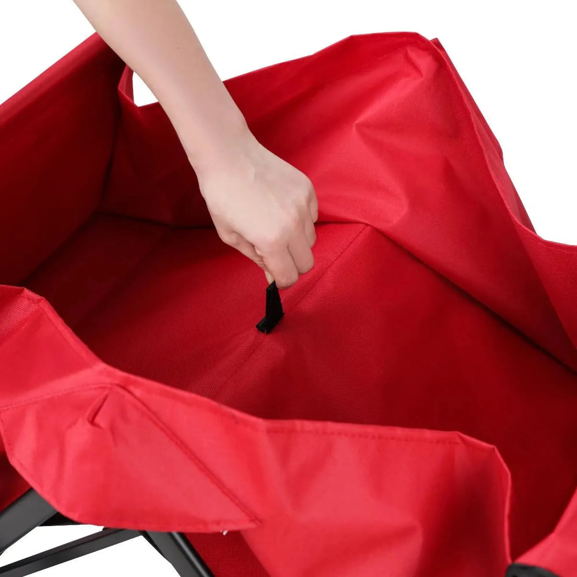 Bull All Terrain Folding Outdoor Wagon Trolley - Red