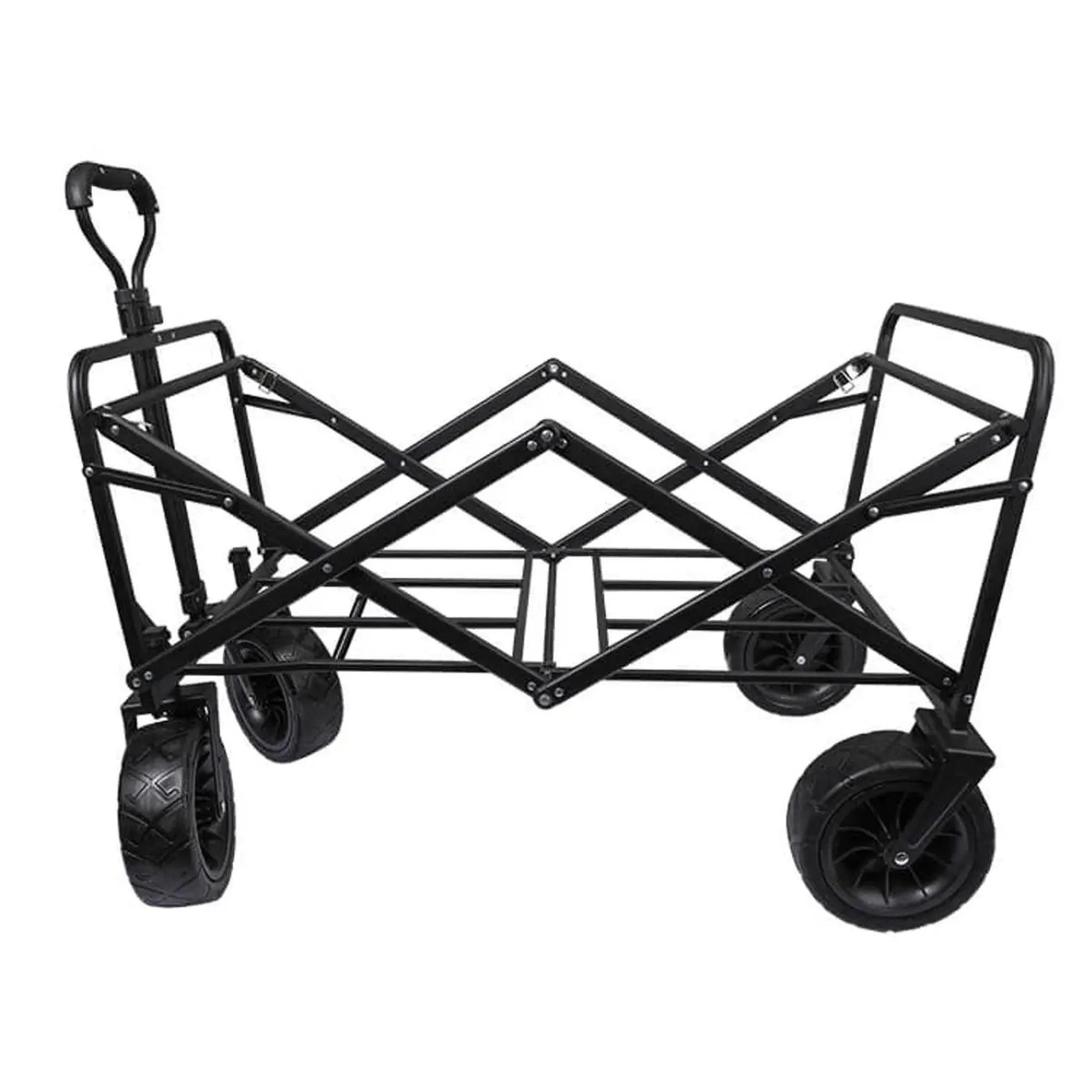 Bull All Terrain Folding Outdoor Wagon Trolley - Red