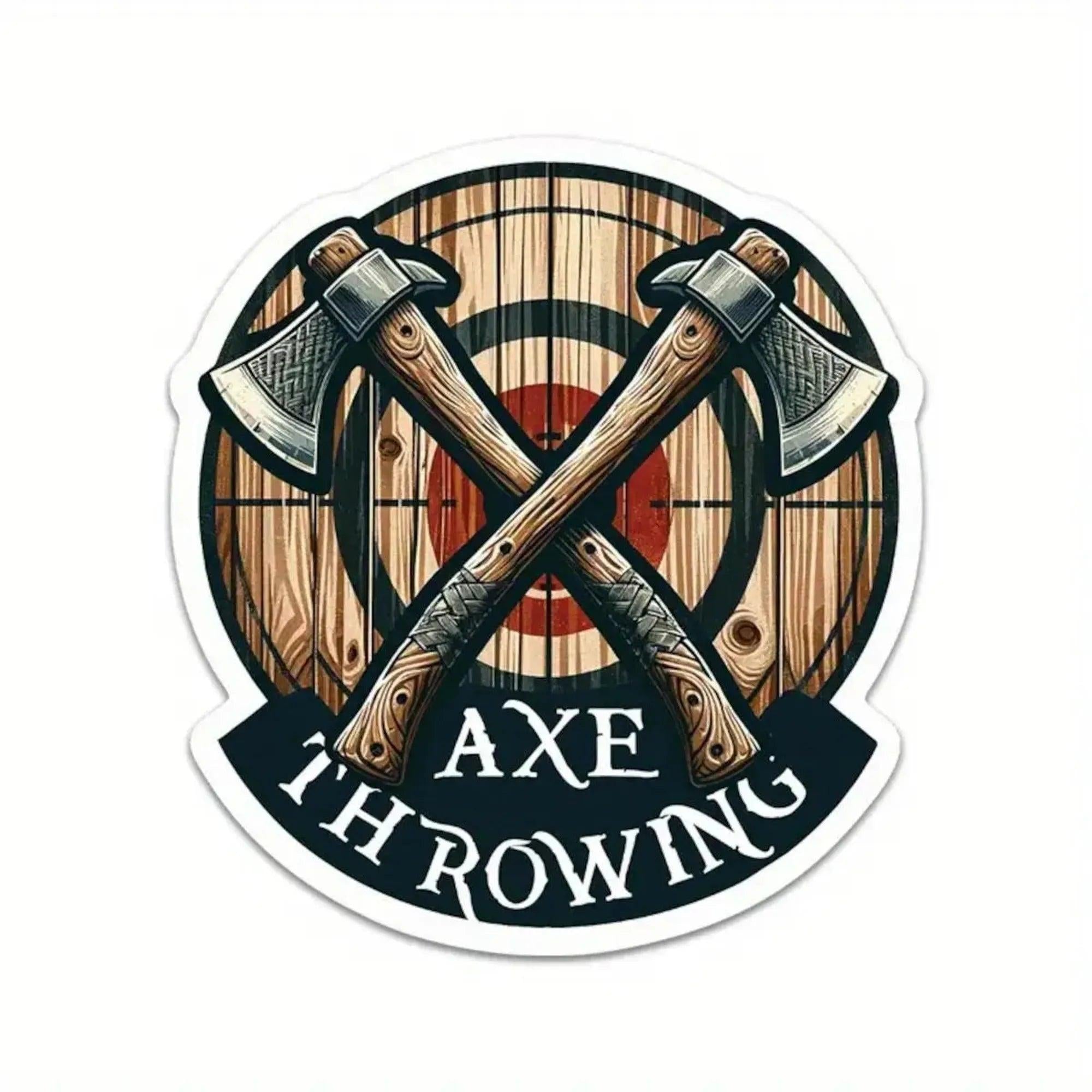 CEuk Axe Throwing Vinyl Decal Sticker
