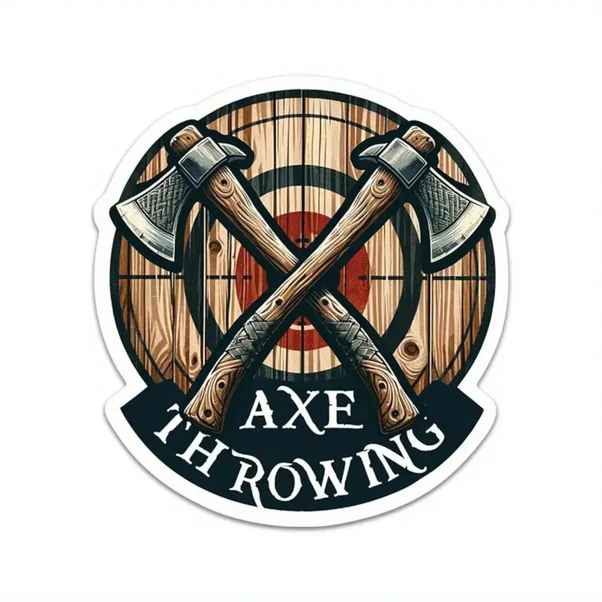 CEuk Axe Throwing Vinyl Decal Sticker