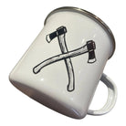 CEuk Axes Enamel Mug 370ml