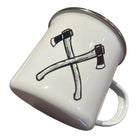 CEuk Axes Enamel Mug 370ml