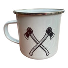 CEuk Axes Enamel Mug 370ml