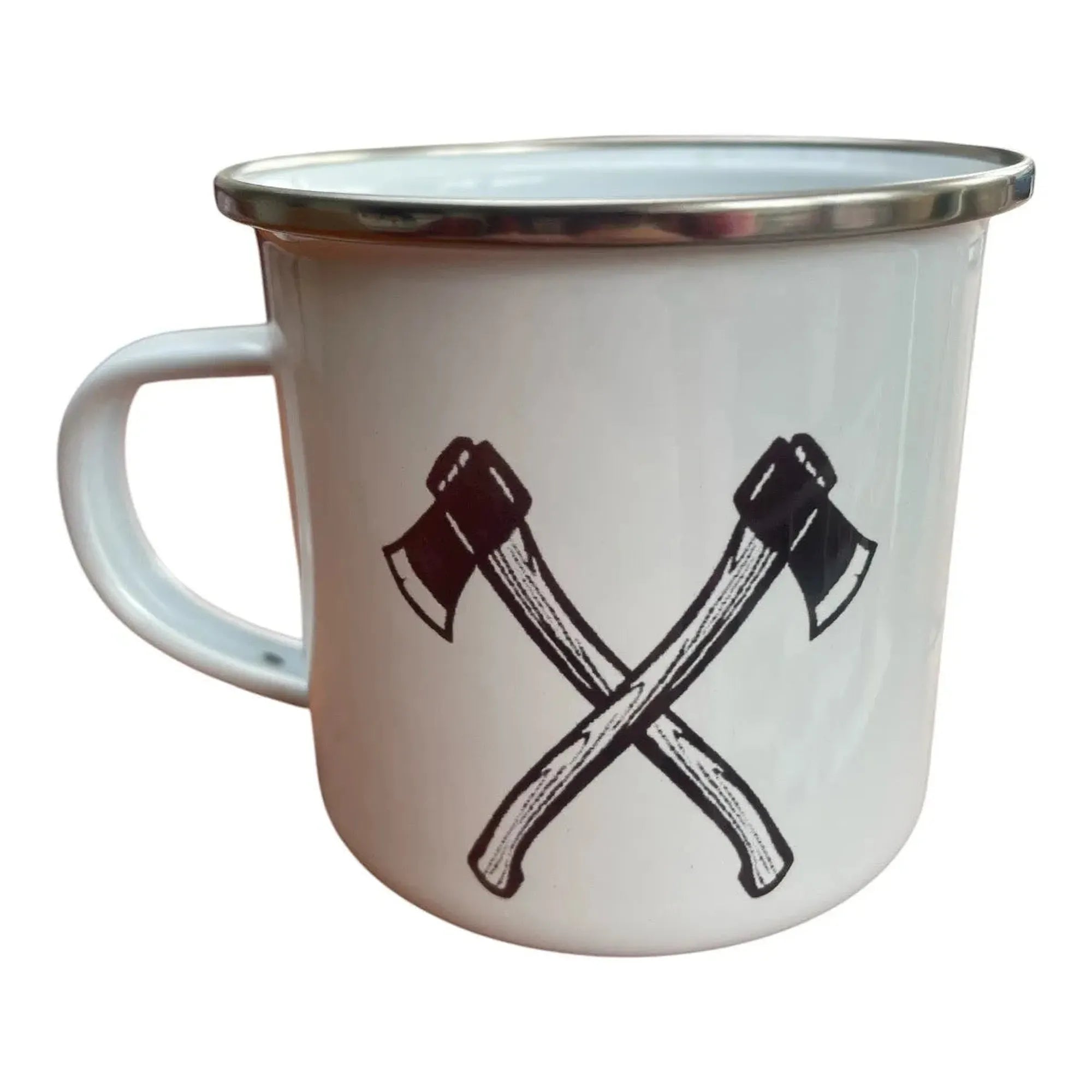 CEuk Axes Enamel Mug 370ml