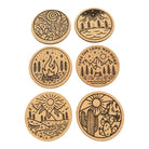 CEuk Cork Coaster Set of 6