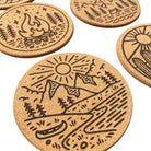 CEuk Cork Coaster Set of 6