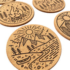 CEuk Cork Coaster Set of 6