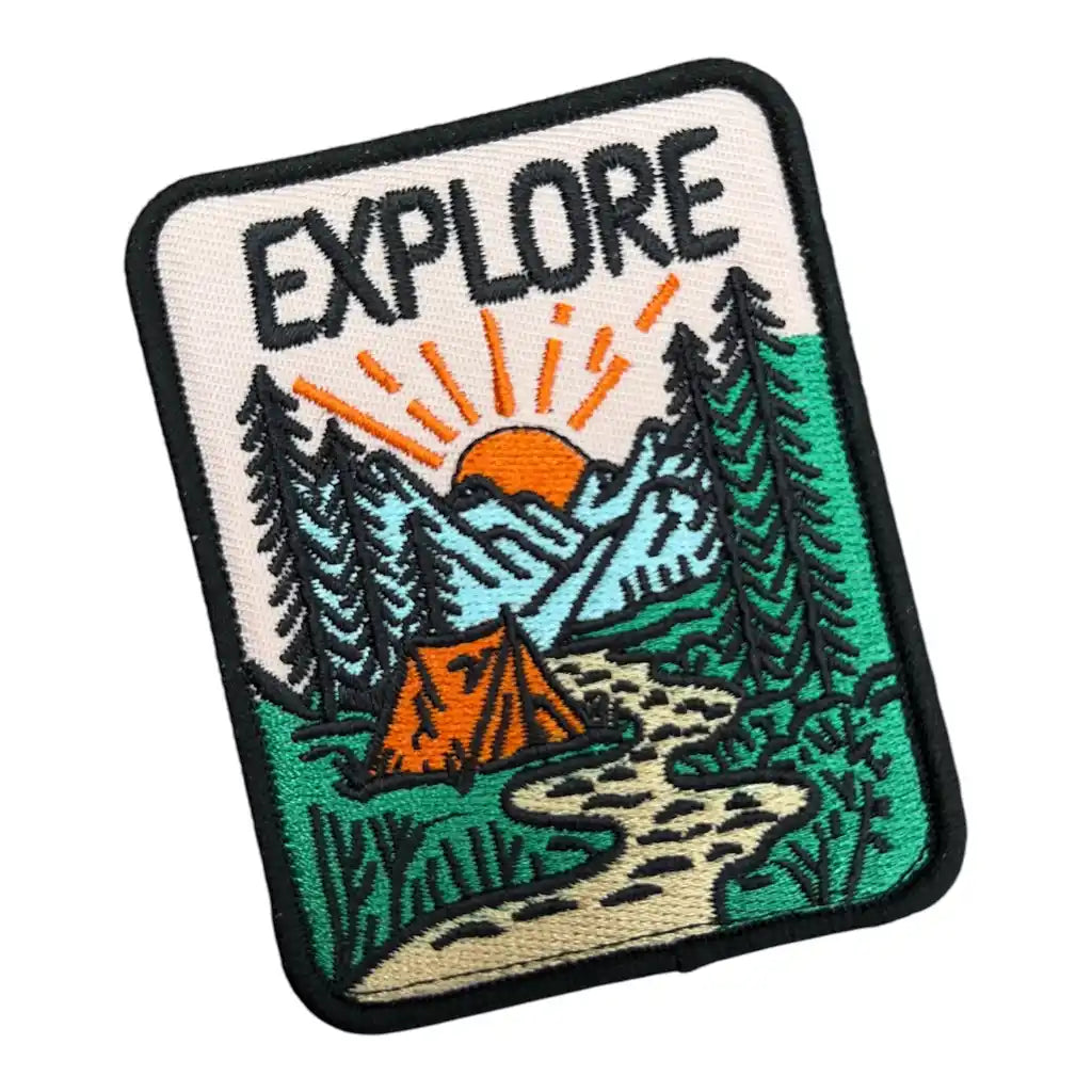 CEuk Explore Outdoor Adventure Patch Embroidered Badge