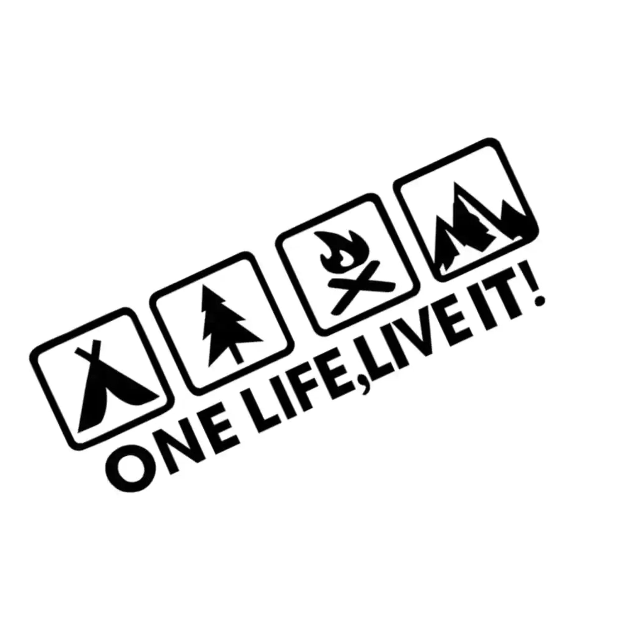 CEuk One Life Live It Vinyl Decal Sticker