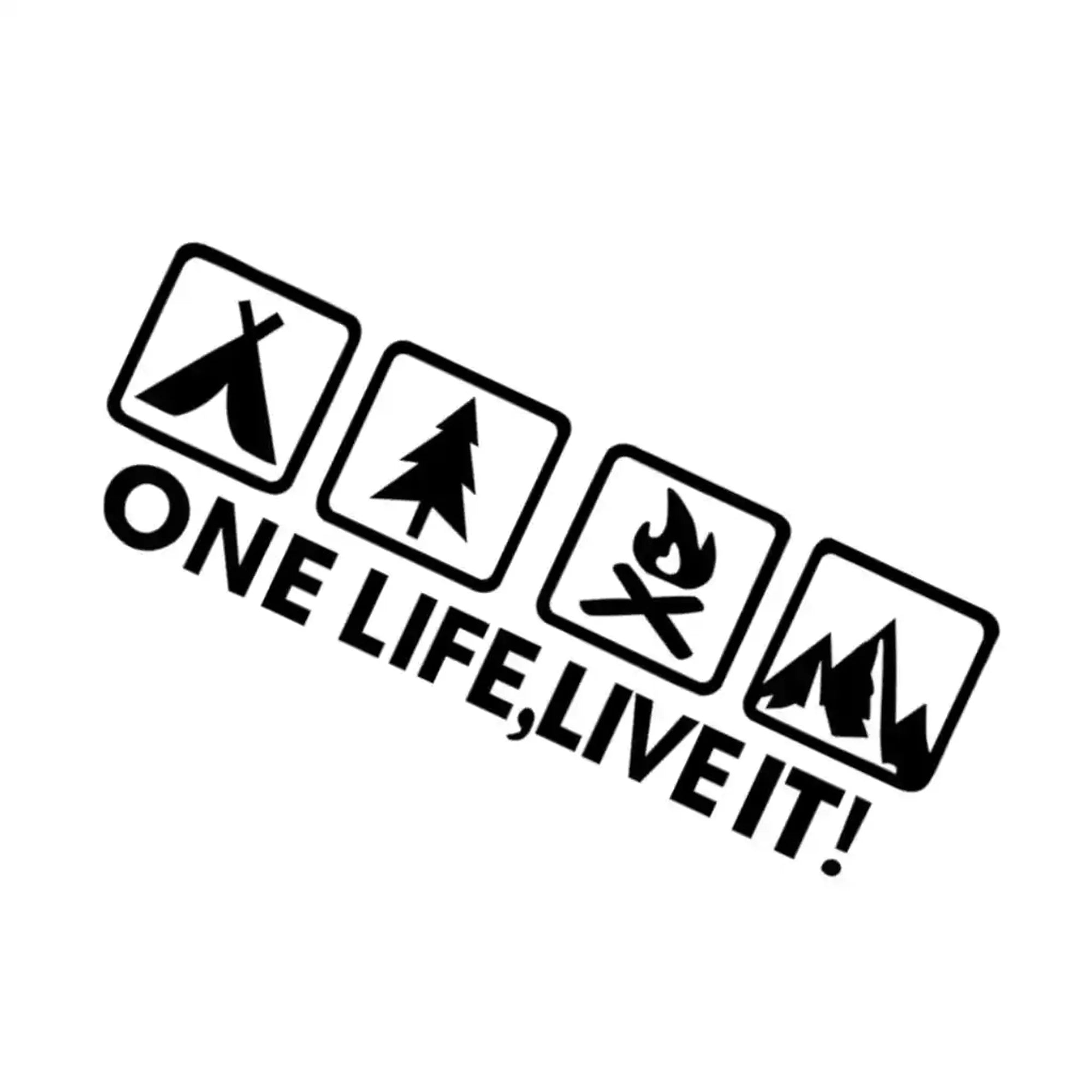 CEuk One Life Live It Vinyl Decal Sticker