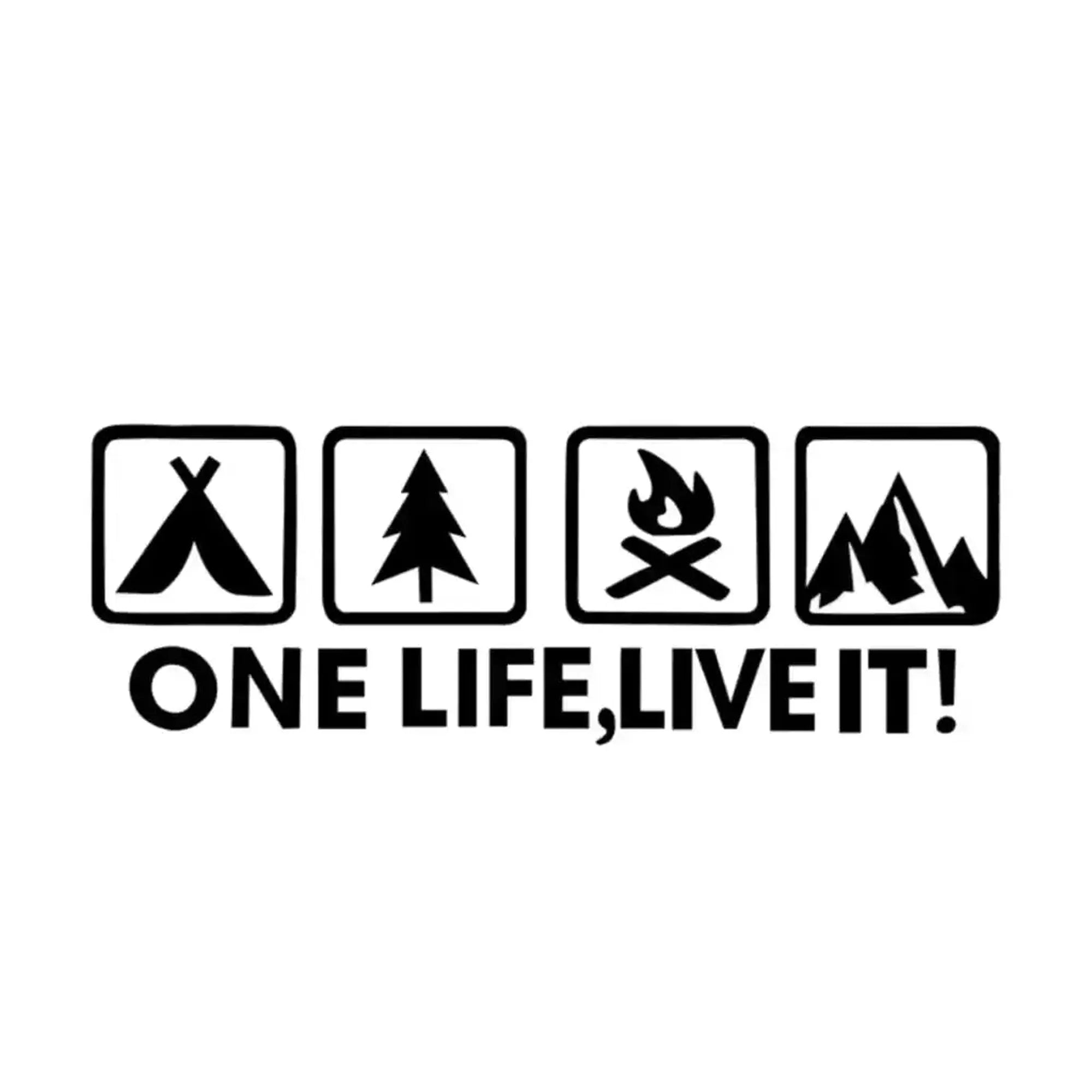 CEuk One Life Live It Vinyl Decal Sticker