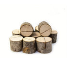 CEuk Rustic Wooden Place Card Holders Pack of 10