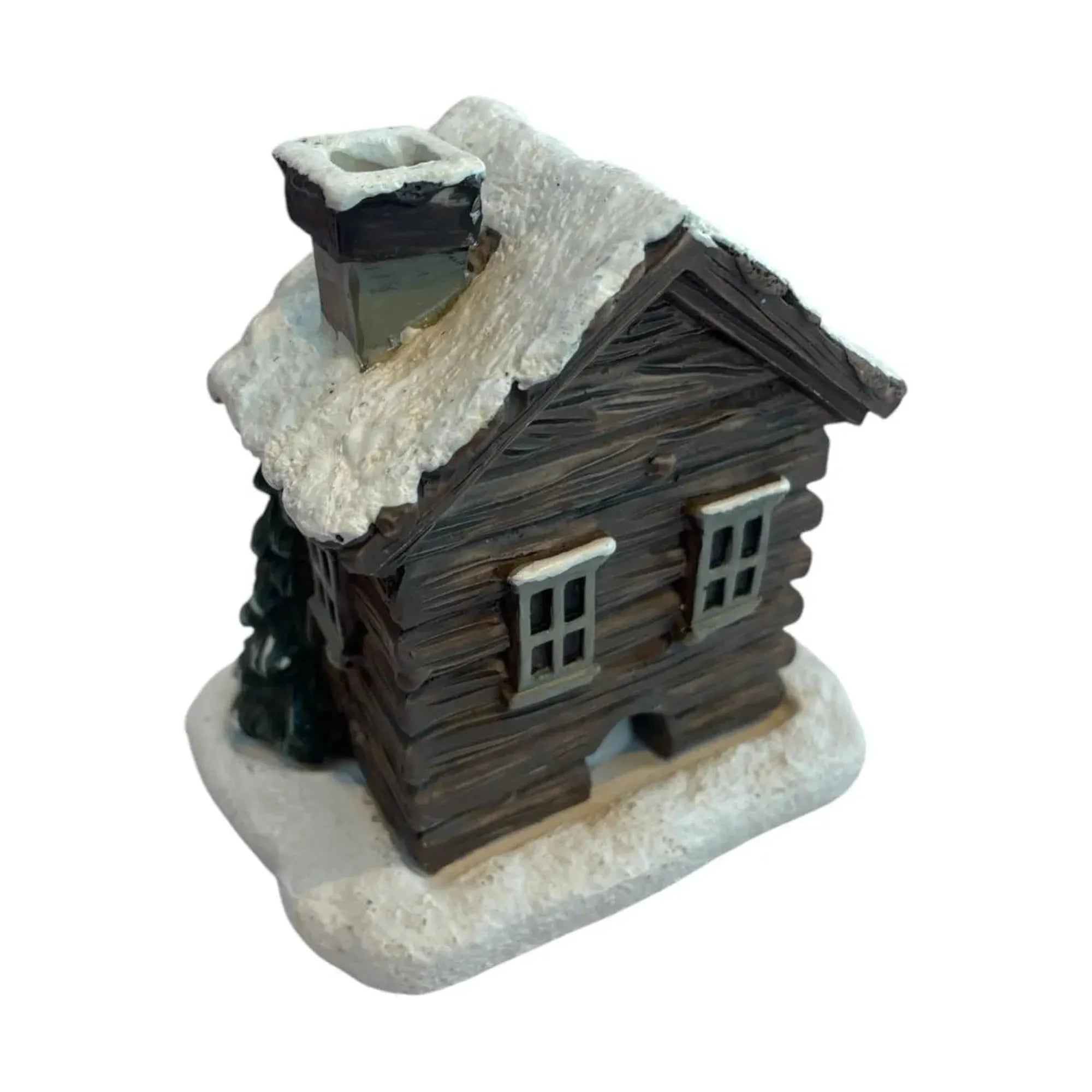 CEuk Smoking Log Cabin Incense Cone Burner