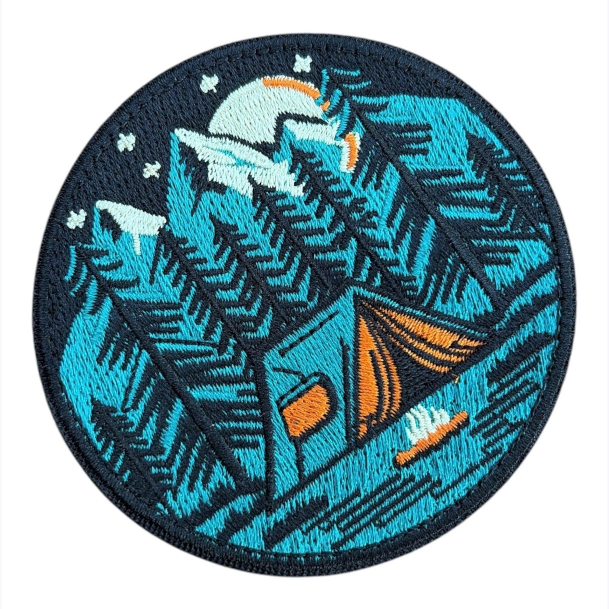 CEuk Wild Camping Patch Embroidered Badge