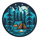 CEuk Wild Camping Patch Embroidered Badge