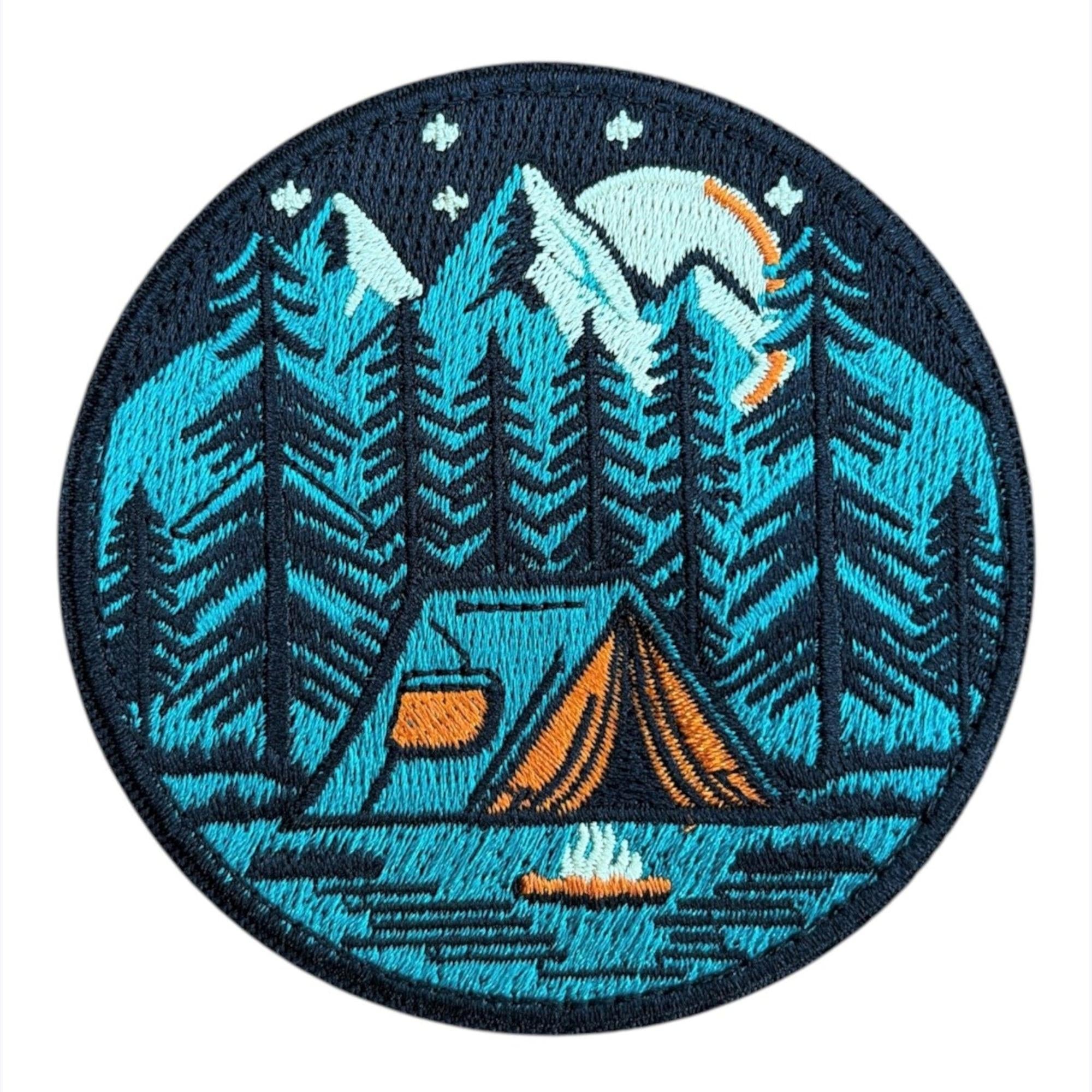CEuk Wild Camping Patch Embroidered Badge