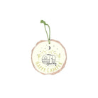 Happy Camper Wood-Slice Effect Hanging Sign