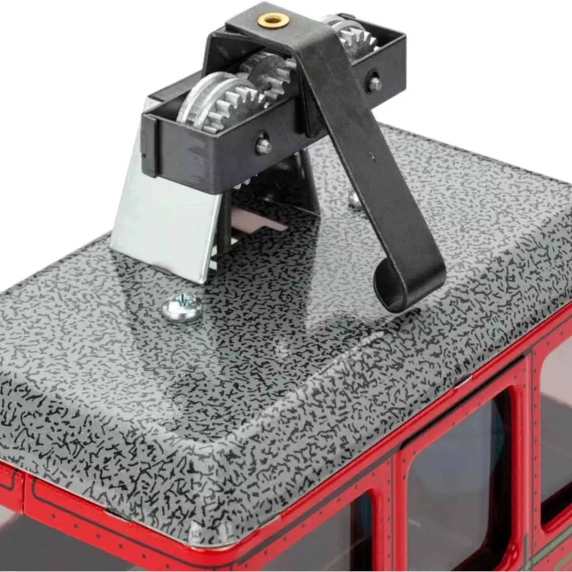 Kovap Wind-Up Metal Cable Car Red
