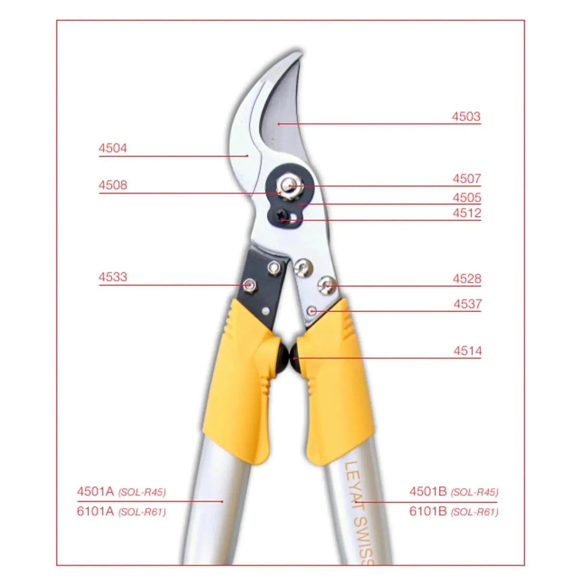 Leyat SOL-R45 - 4533 Nut for Handle