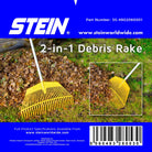 Stein 2 in 1 Leaf & Debris Rake