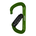 Stein Secura D 3 Way Carabiner - Green - Twin Pack