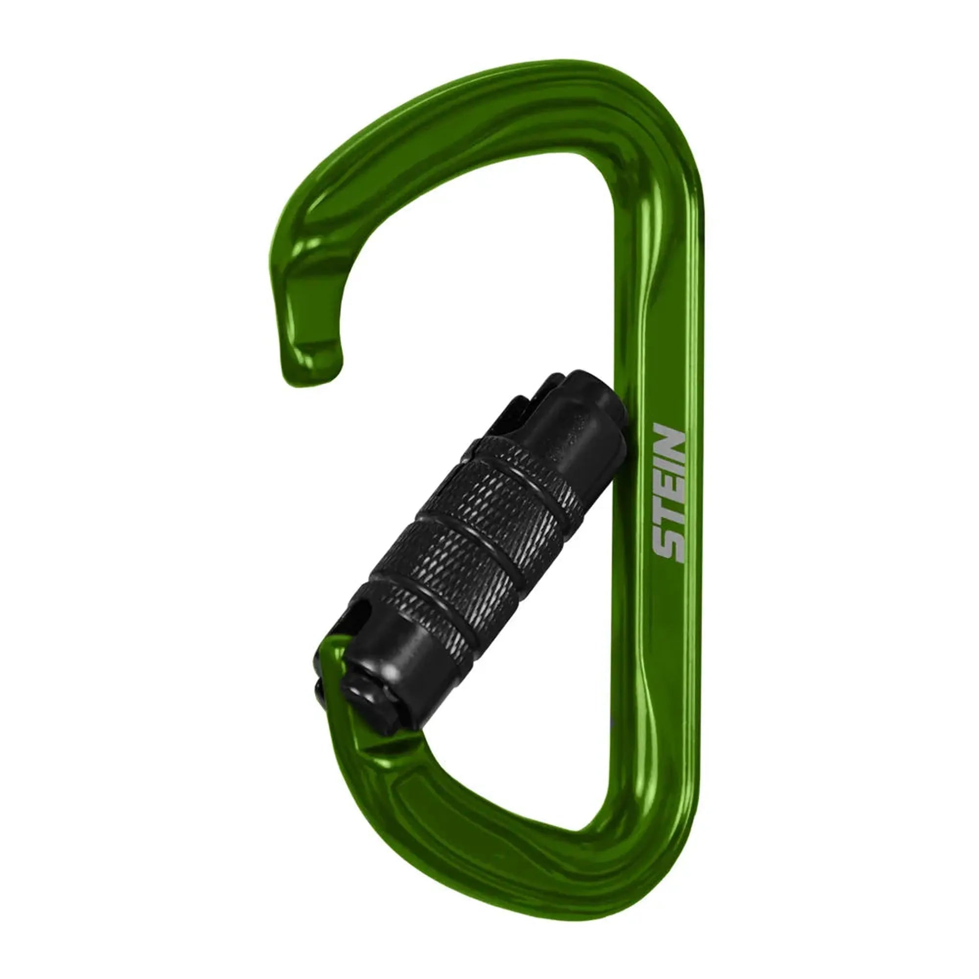 Stein Secura D 3 Way Carabiner - Green - Twin Pack