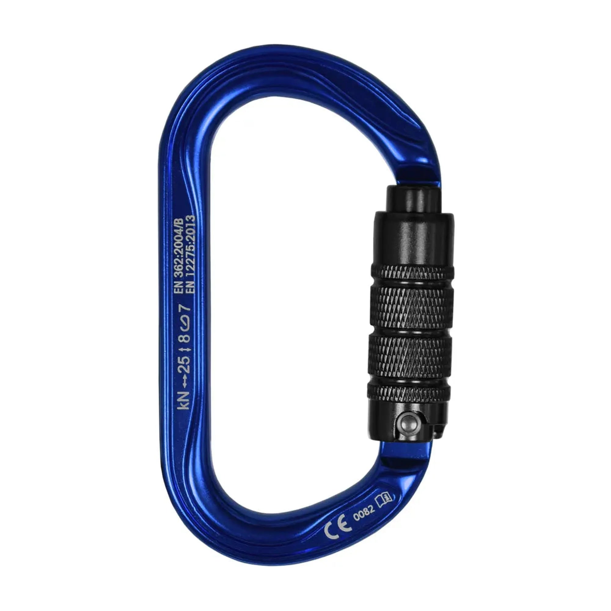 Stein Secura OVAL 3 Way Carabiner - Blue - Twin Pack