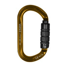 Stein Secura OVAL 3 Way Carabiner - Gold