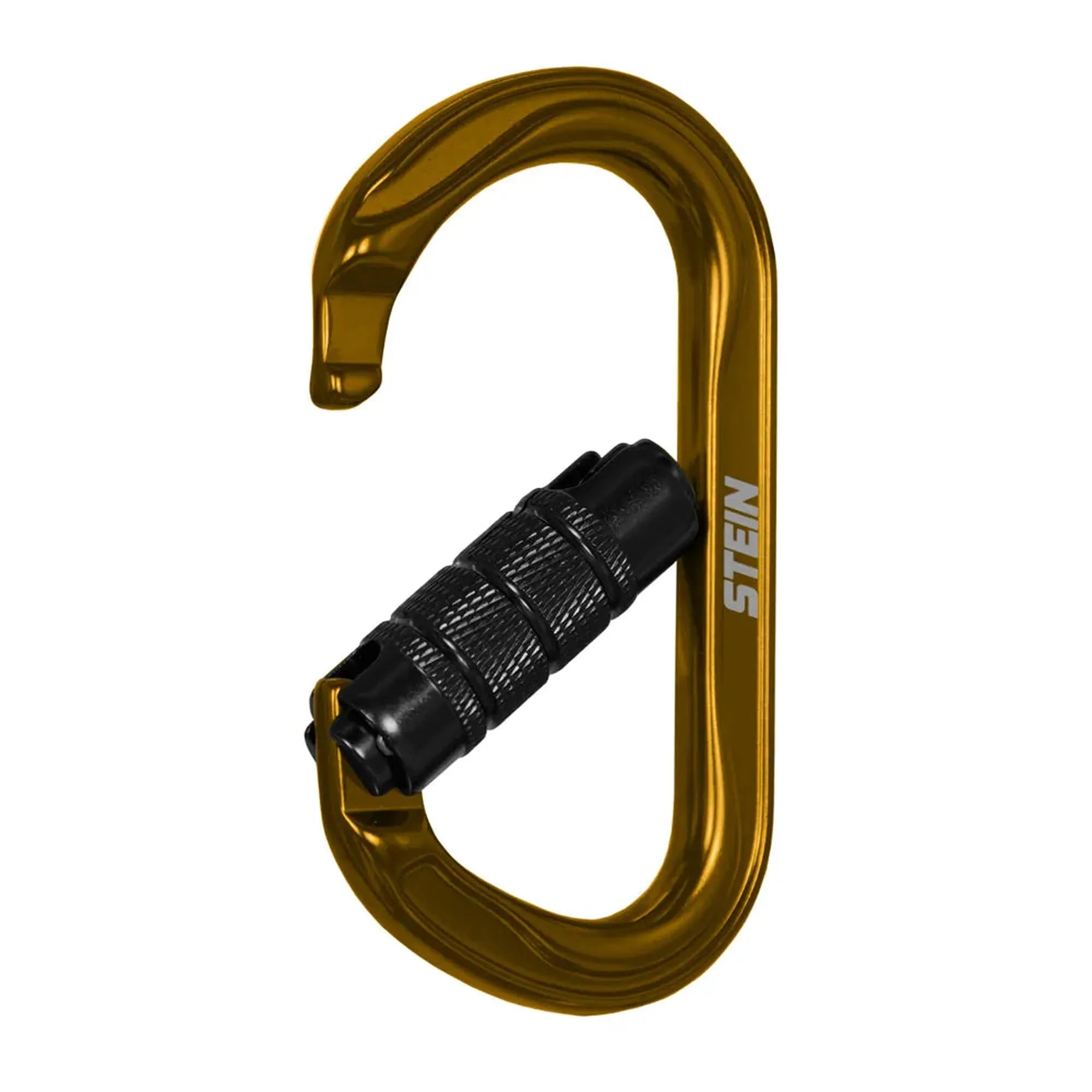 Stein Secura OVAL 3 Way Carabiner - Gold - Twin Pack