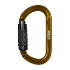 Stein Secura OVAL 3 Way Carabiner - Gold